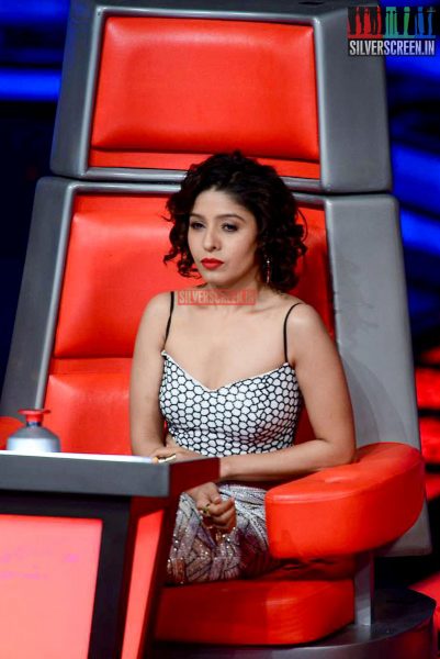 Sunidhi Chauhan at The Voice Launch