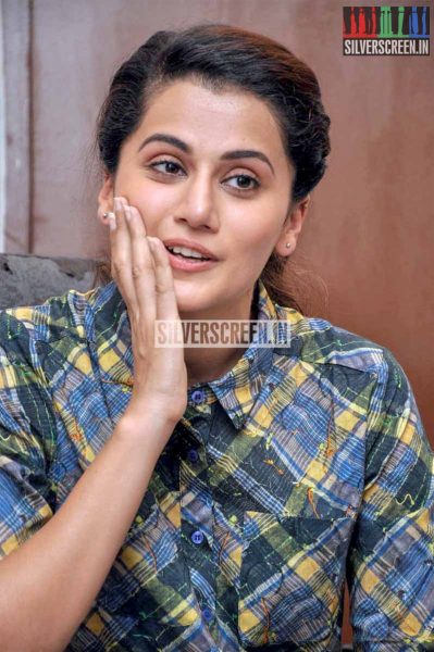 Taapsee Pannu Photos from Ganga Press Meet