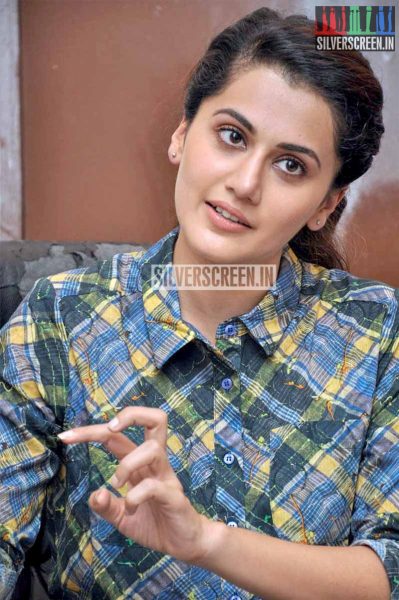 Taapsee Pannu Photos from Ganga Press Meet