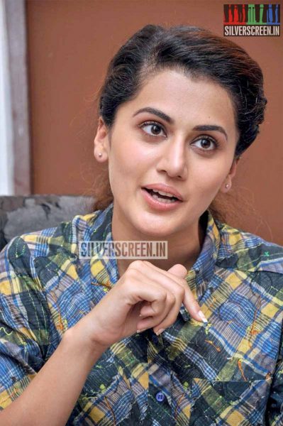 Taapsee Pannu Photos from Ganga Press Meet