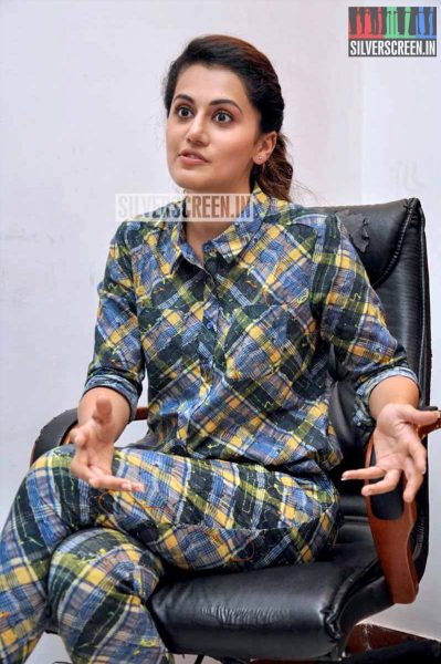 Taapsee Pannu Photos from Ganga Press Meet