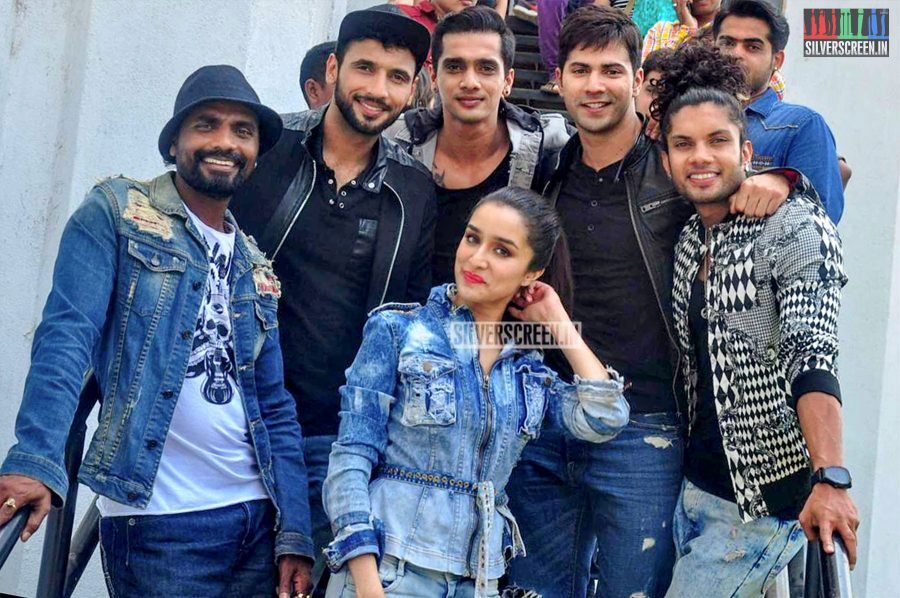 Varun Dhawan and Shraddha Kapoor on the sets of Nach Baliye