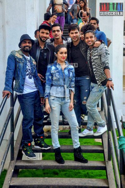 Varun Dhawan and Shraddha Kapoor on the sets of Nach Baliye