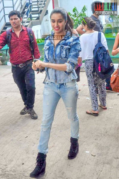 Varun Dhawan and Shraddha Kapoor on the sets of Nach Baliye