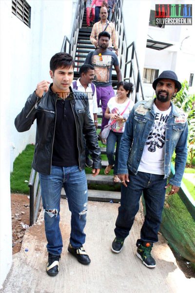 Varun Dhawan and Shraddha Kapoor on the sets of Nach Baliye