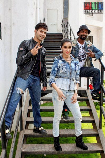 Varun Dhawan and Shraddha Kapoor on the sets of Nach Baliye