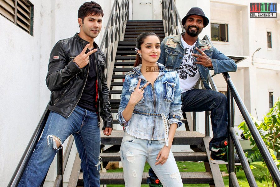 Varun Dhawan and Shraddha Kapoor on the sets of Nach Baliye