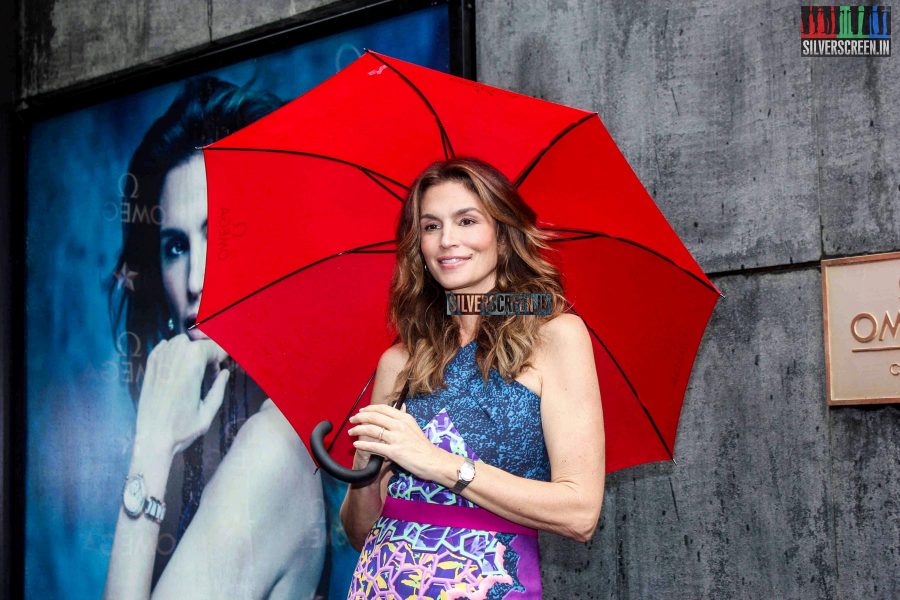 Abhishek & Cindy Crawford Launch Omega Constellation Pluma Collection