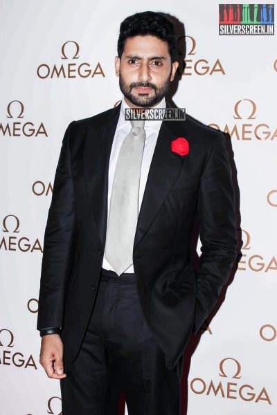 Abhishek & Cindy Crawford Launch Omega Constellation Pluma Collection