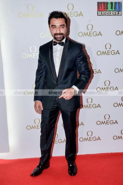 Abhishek & Cindy Crawford Launch Omega Constellation Pluma Collection