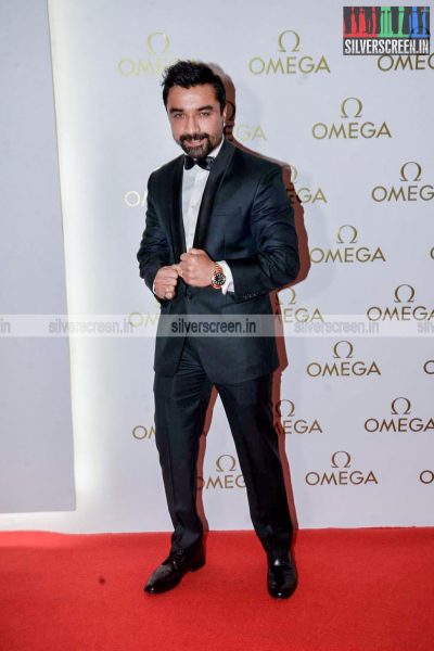 Abhishek & Cindy Crawford Launch Omega Constellation Pluma Collection