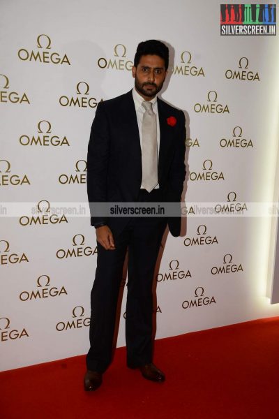 Abhishek & Cindy Crawford Launch Omega Constellation Pluma Collection