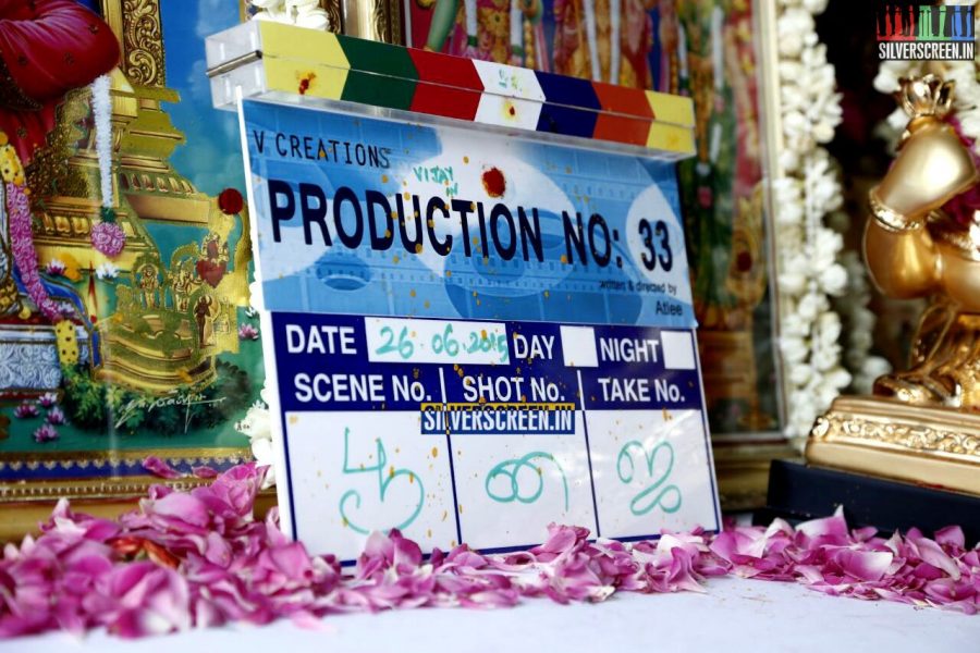 Vijay59 with Atlee Movie Launch Photos