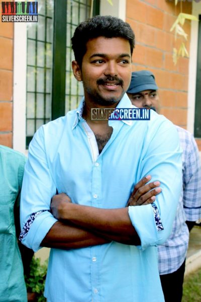 Vijay at the Vijay59-Atlee Movie Launch Photos