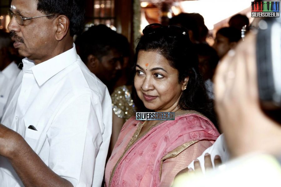 Radhika Sarathkumar at the Vijay59-Atlee Movie Launch Photos
