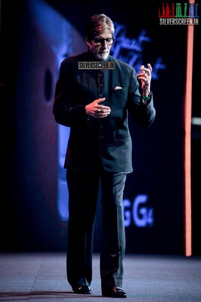 Amitabh Bachchan at the Launch of LG Smart Phone