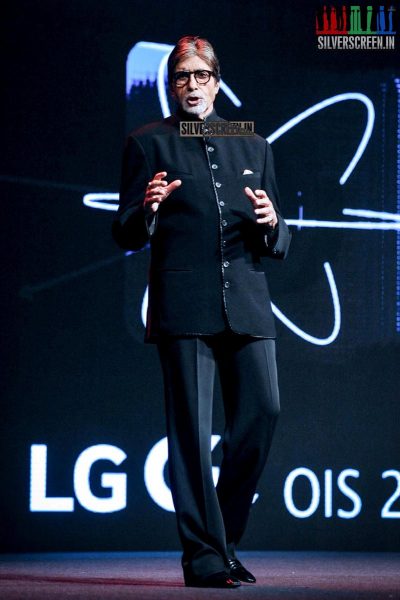 Amitabh Bachchan at the Launch of LG Smart Phone