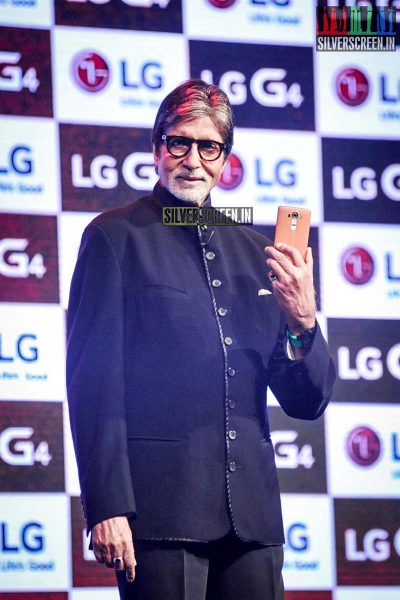 Amitabh Bachchan at the Launch of LG Smart Phone