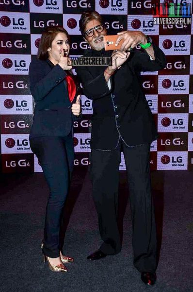 Amitabh Bachchan at the Launch of LG Smart Phone