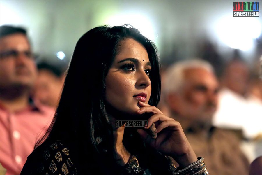 Anushka Shetty at Baahubali Audio Launch Photos