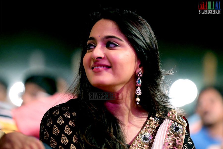 Anushka Shetty at Baahubali Audio Launch Photos