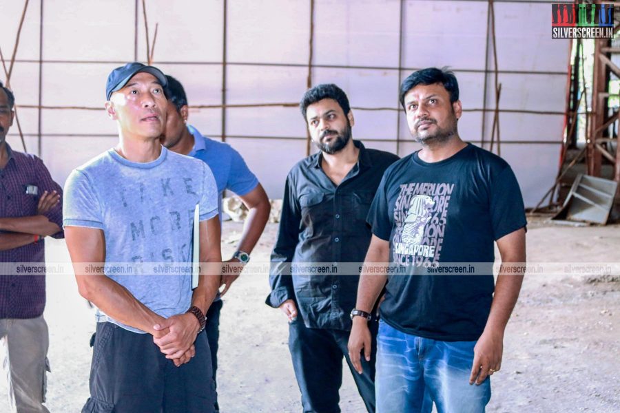 Roger Yuan and Prabhu Soloman in Dhanush Prabhu Solomon Untitled Movie Working Stills