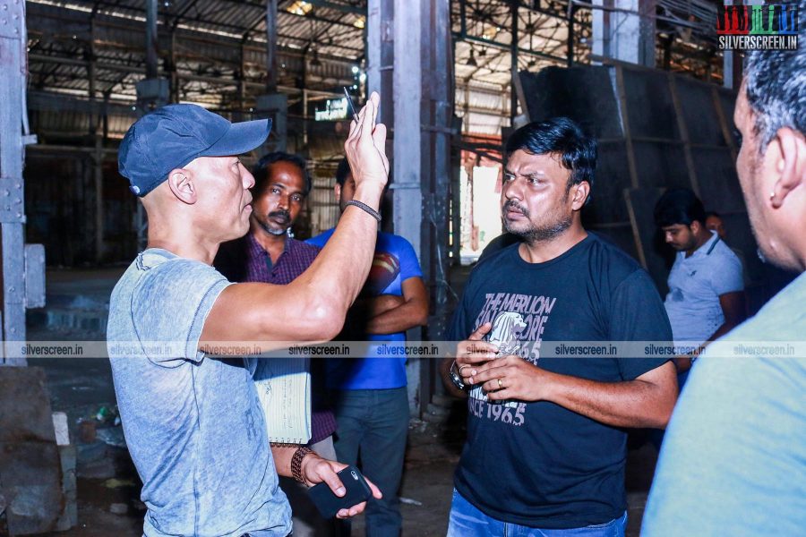 Roger Yuan and Prabhu Soloman in Dhanush Prabhu Solomon Untitled Movie Working Stills