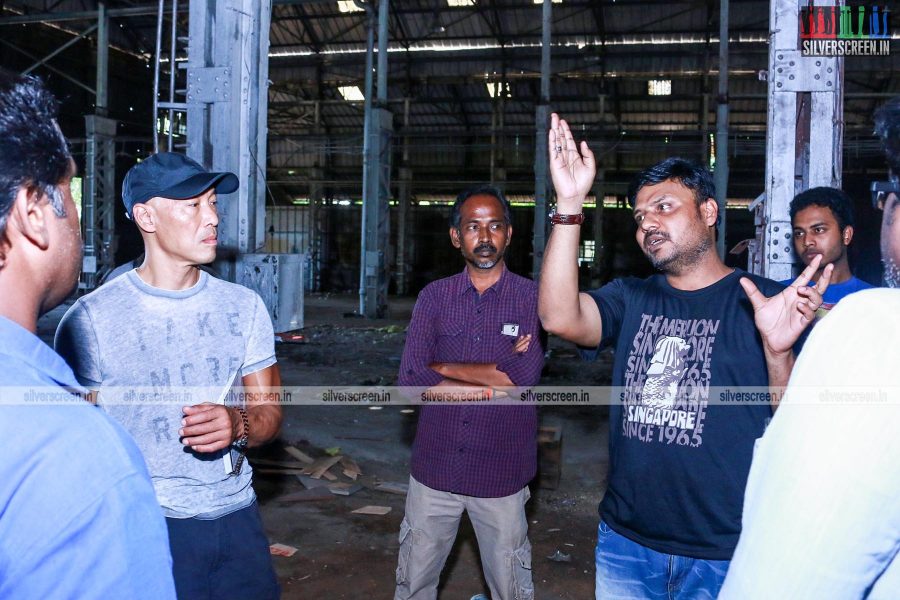 Roger Yuan and Prabhu Soloman in Dhanush Prabhu Solomon Untitled Movie Working Stills