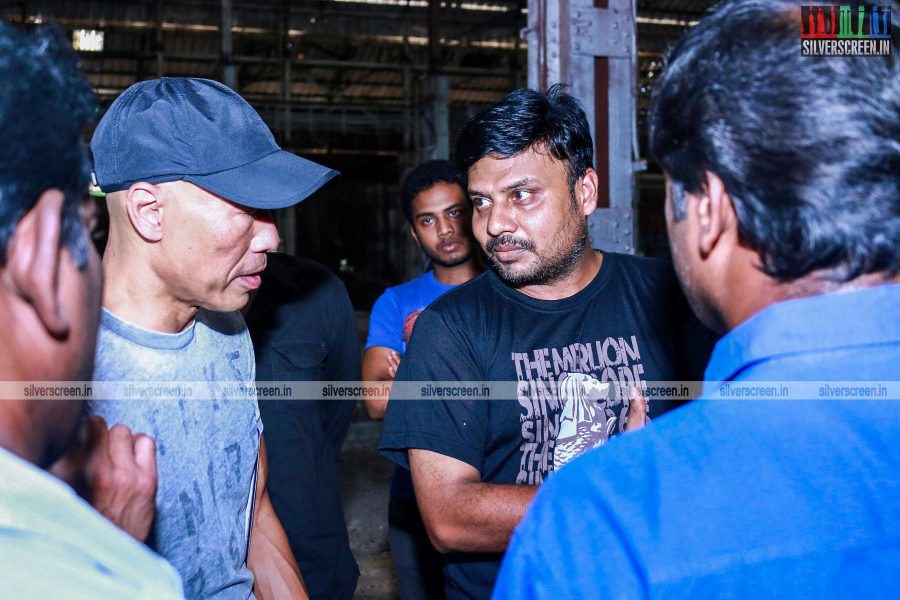 Roger Yuan and Prabhu Soloman in Dhanush Prabhu Solomon Untitled Movie Working Stills