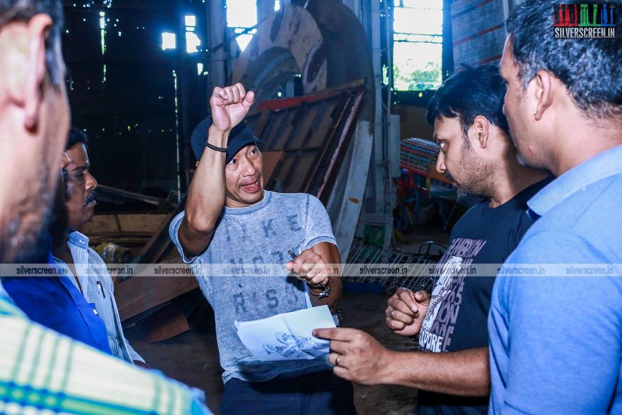 Roger Yuan and Prabhu Soloman in Dhanush Prabhu Solomon Untitled Movie Working Stills