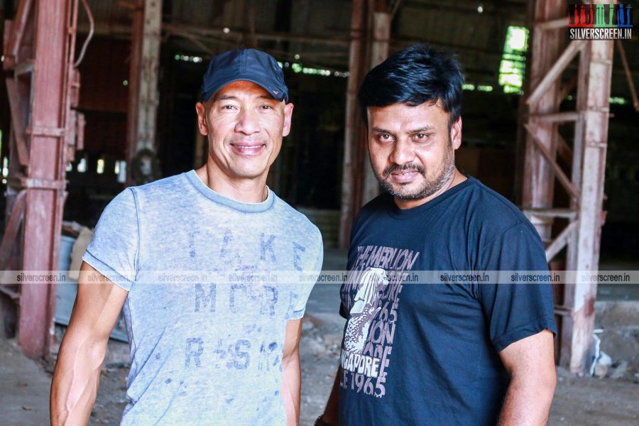 Roger Yuan and Prabhu Soloman in Dhanush Prabhu Solomon Untitled Movie Working Stills