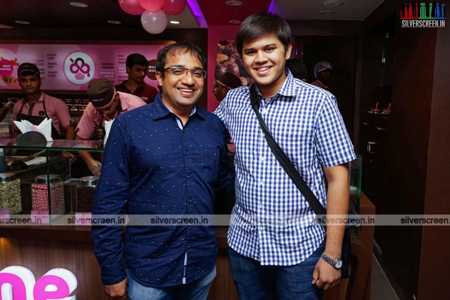 Director Bala at Cold Stone Ice Cream Parlour Launch