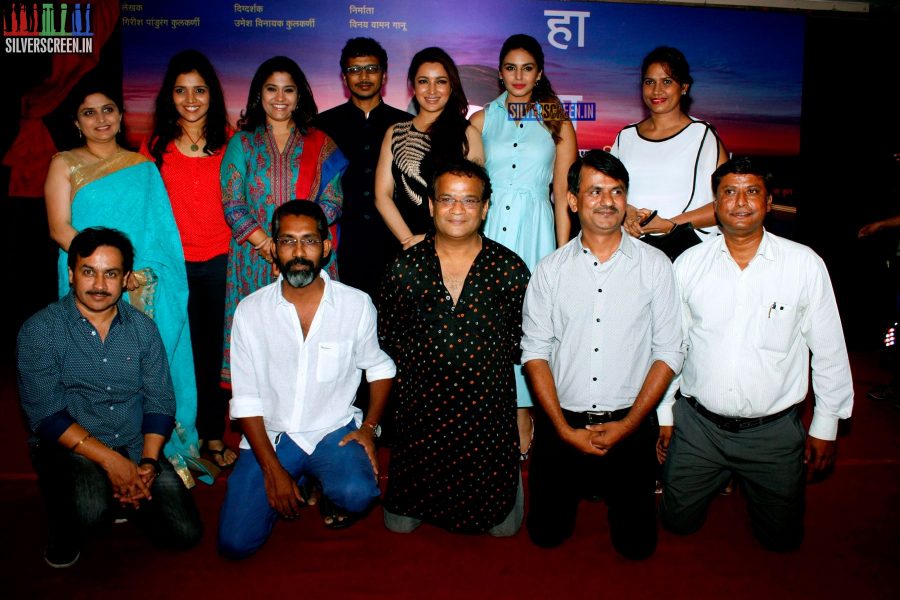 Huma Qureshi and Tisca Chopra at Marathi film Highway music launch