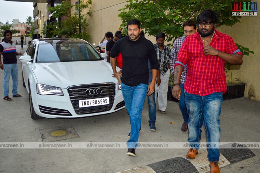 Jayam Ravi at Romeo Juliet Post Release Promotion