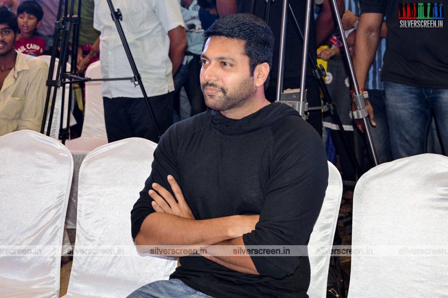 Jayam Ravi at Romeo Juliet Post Release Promotion