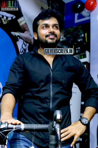 Karthi Sivakumar at Launch of CF Square Cycling Club and Team Jersey