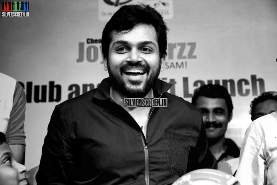 Karthi Sivakumar at Launch of CF Square Cycling Club and Team Jersey