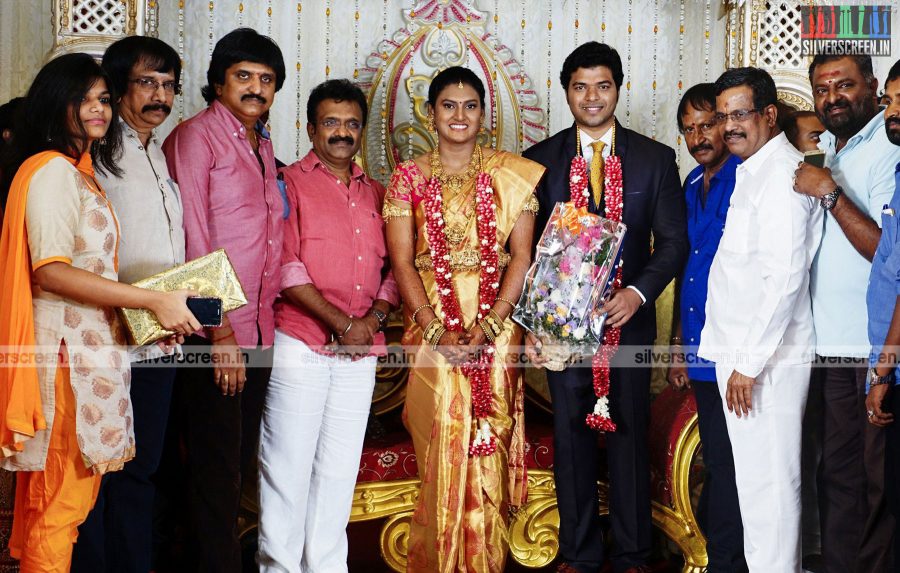 Cinematographer KS Selvaraj's Daughter Wedding Reception Photos