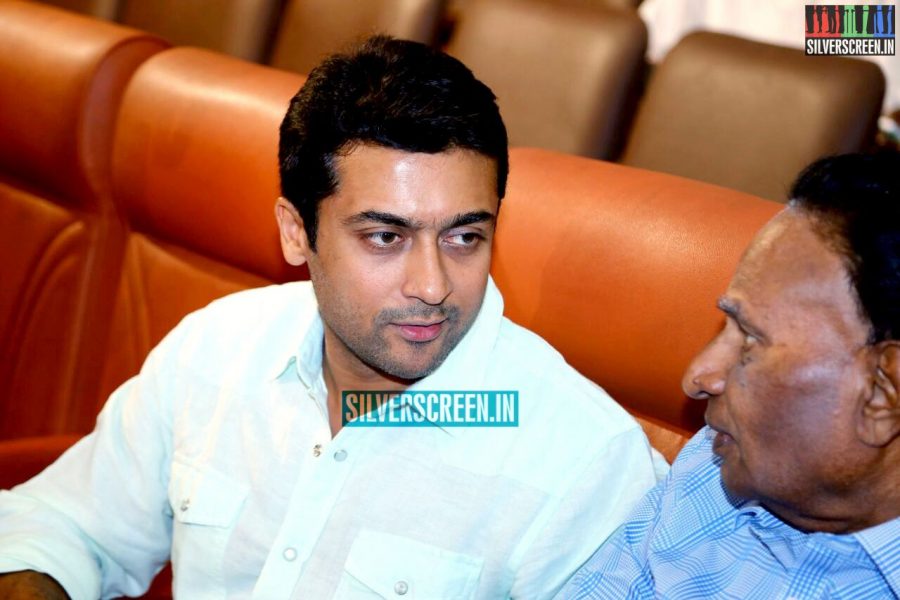 Suriya and Karthi at the Sivakumar Charitable Trust 36th Awards Ceremony