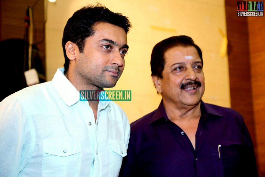 Suriya and Karthi at the Sivakumar Charitable Trust 36th Awards Ceremony