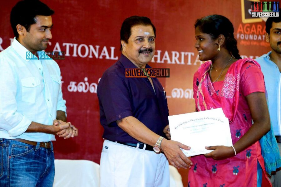 Suriya and Karthi at the Sivakumar Charitable Trust 36th Awards Ceremony