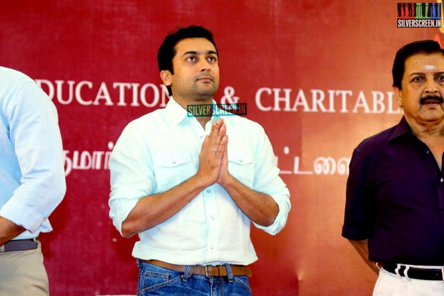 Suriya and Karthi at the Sivakumar Charitable Trust 36th Awards Ceremony