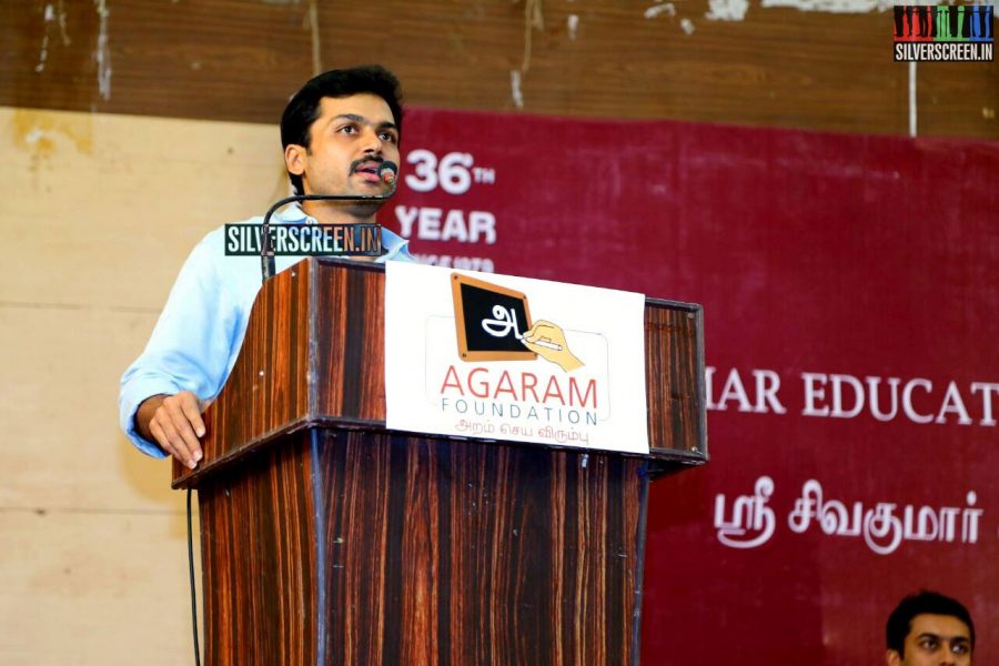 Karthi at the Sivakumar Charitable Trust 36th Awards Ceremony