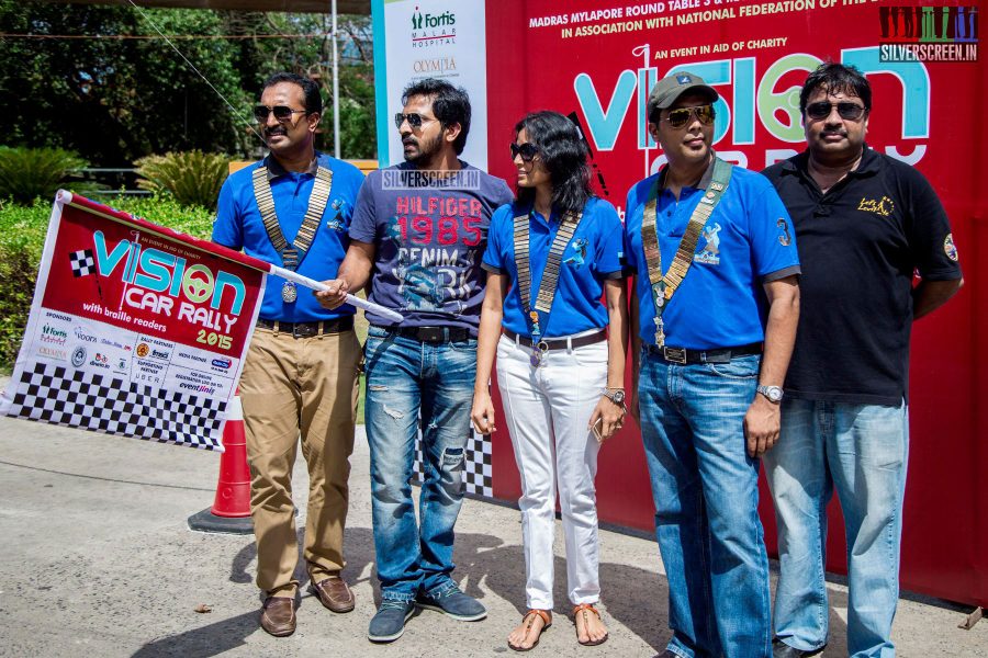 Vaibhav Reddy Flags Off Vision Car Rally HQ Photos