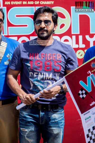 Vaibhav Reddy Flags Off Vision Car Rally HQ Photos