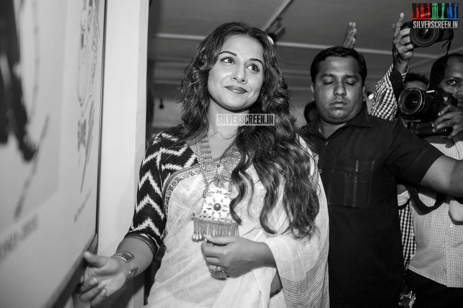 Vidya Balan Inaugurates Chaplin Lines Exhibition