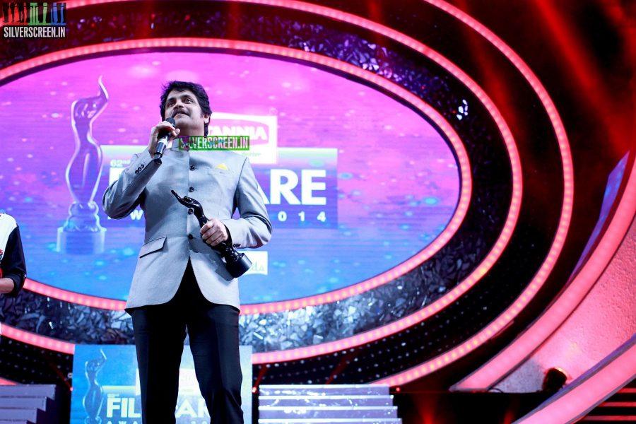Nagarjuna at the 62nd Filmfare Awards South Photos
