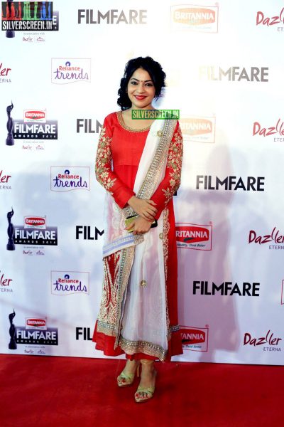 VJ Ramya at the 62nd Filmfare Awards South Photos