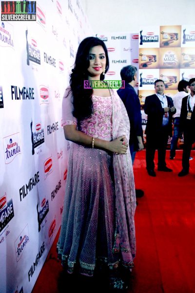 Shreya Ghoshal at the 62nd Filmfare Awards South Photos