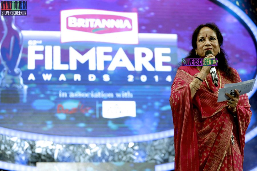 Vani Jairam at the 62nd Filmfare Awards South Photos